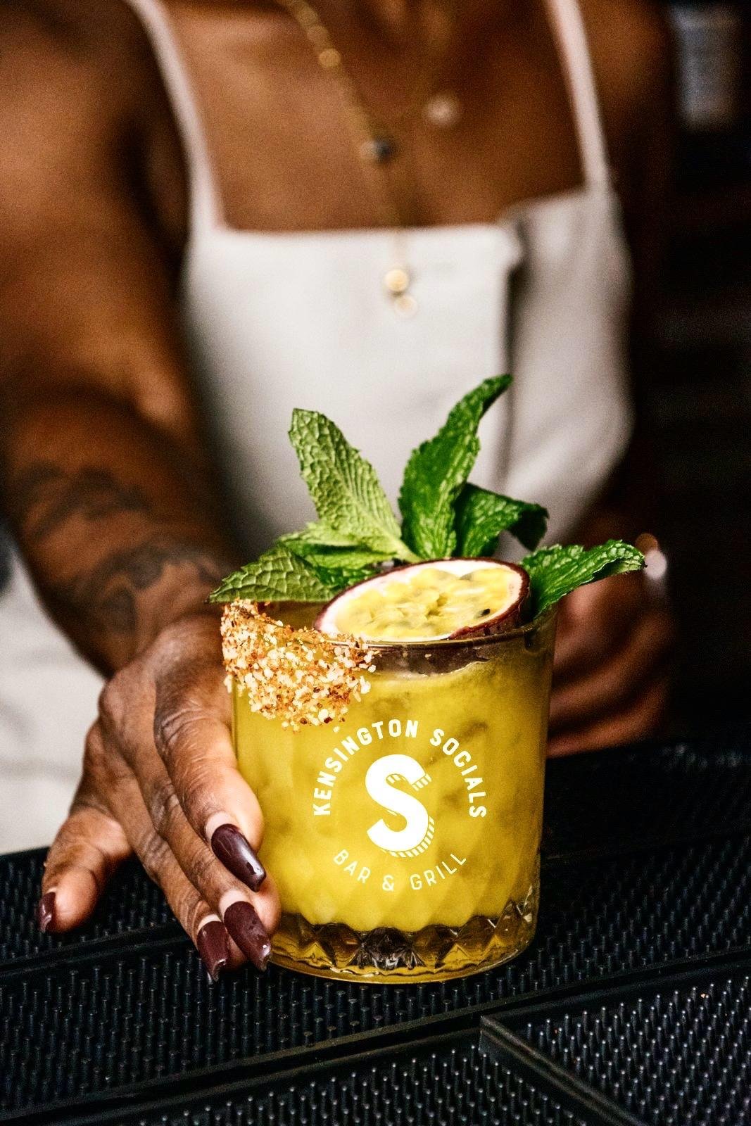 Handcrafted cocktails at Kensington Socials lounge, Toronto